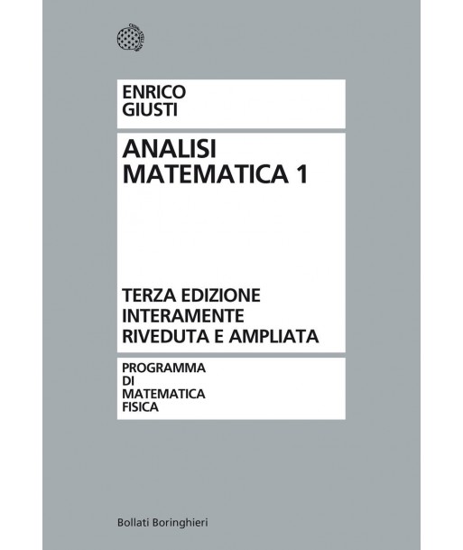 Analisi matematica. Vol. 1