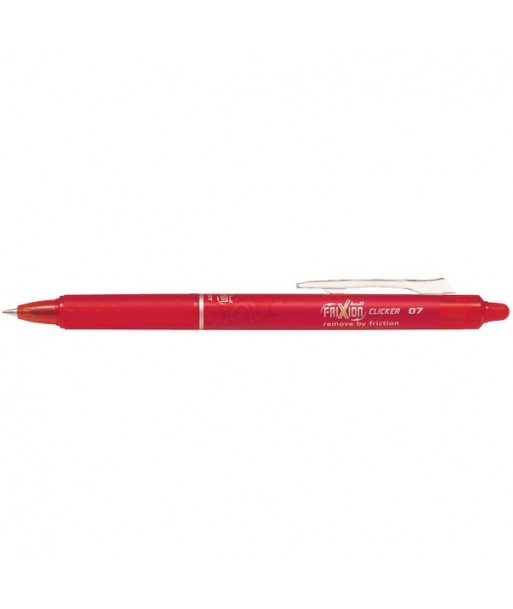 Penna a sfera a scatto Frixion Clicker Pilot - rosso - 0,7 mm